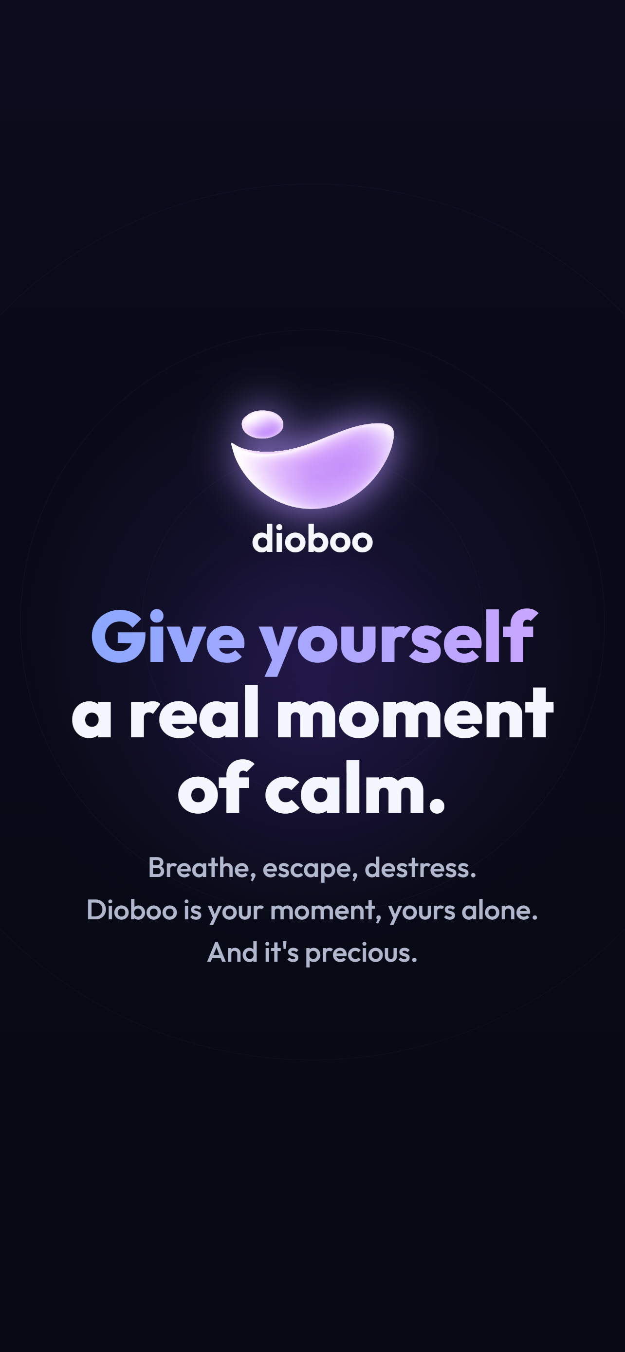 Give yourself a real moment of calm